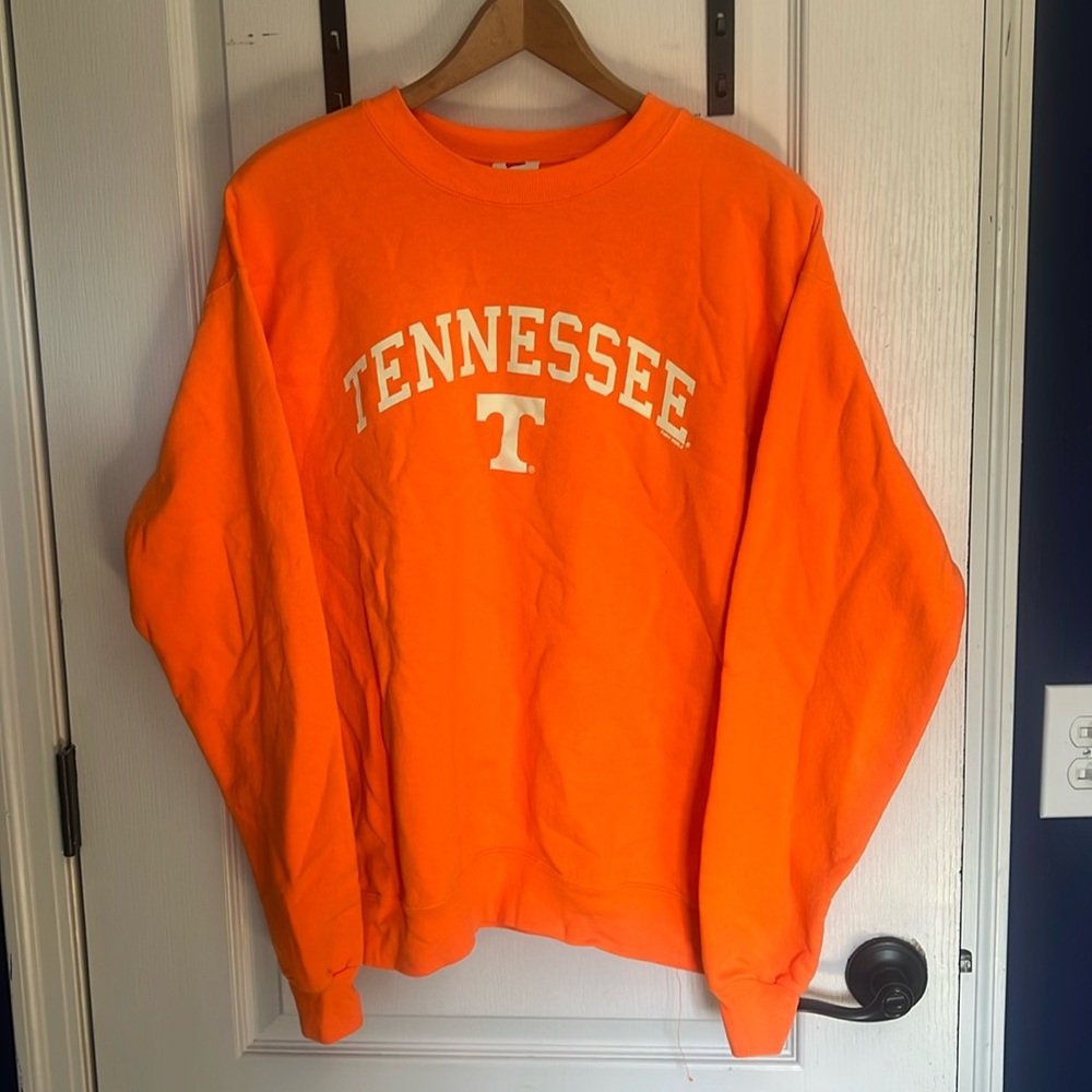 BRIGHT Orange Hanes Tennessee Vols Volunteers sweatshirt size Medium M